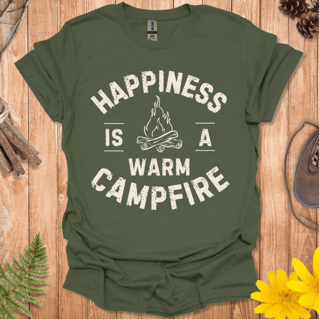 Happiness Is A Warm Campfire T-Shirt