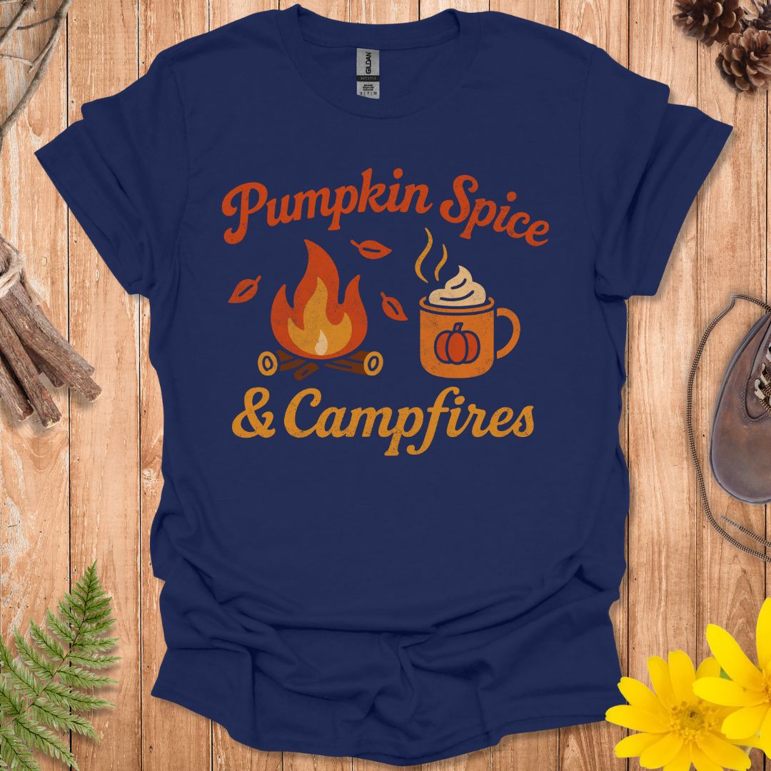 Pumpkin Spice And Campfires T-Shirt