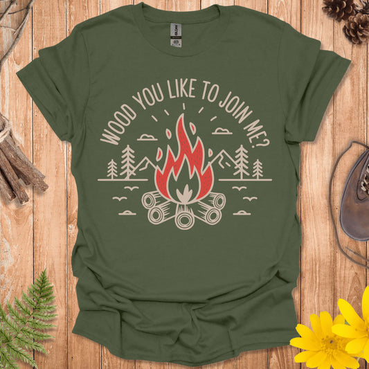 Wood You Like To Join Me? T-Shirt