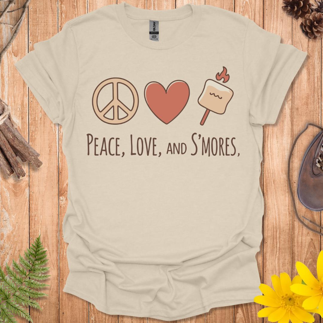 Peace Love And S'mores T-Shirt