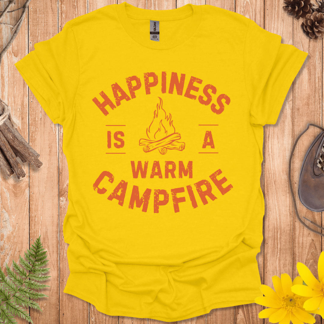 Happiness Is A Warm Campfire T-Shirt