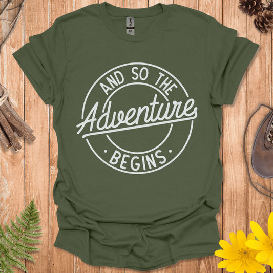 And So The Adventure Begins T-Shirt