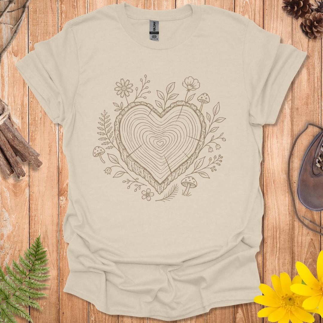 Log Heart T-Shirt