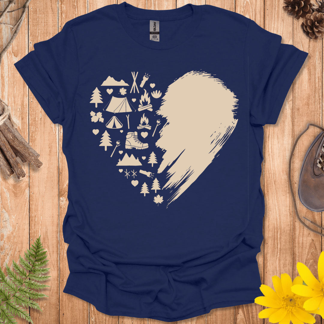 Heart Camping T-Shirt