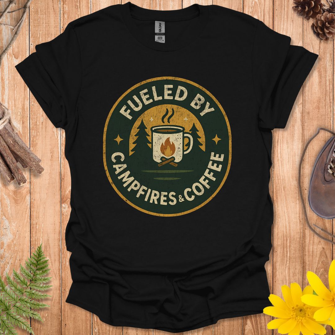 Fueled By Campfires & Coffee T-Shirt